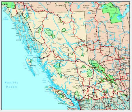 Interactive Map of BC .